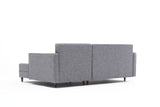 Ecksofa mit Schlaffunktion Rechts Aydam Grey