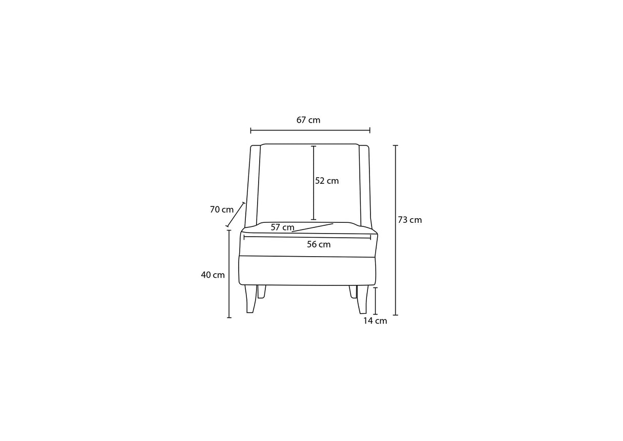 Sessel Ella Prestij Creme