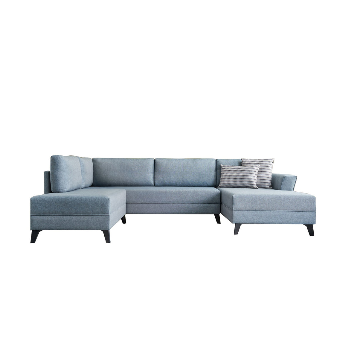 Ecksofa mit Schlaffunktion Eris Blue