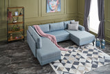 Ecksofa mit Schlaffunktion Belen Blue