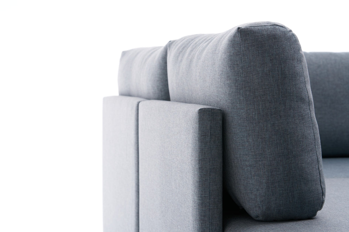 Ecksofa mit Schlaffunktion Efsun Blue