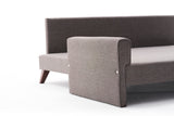 3-Sitzer-Schlafsofa Bella Brown