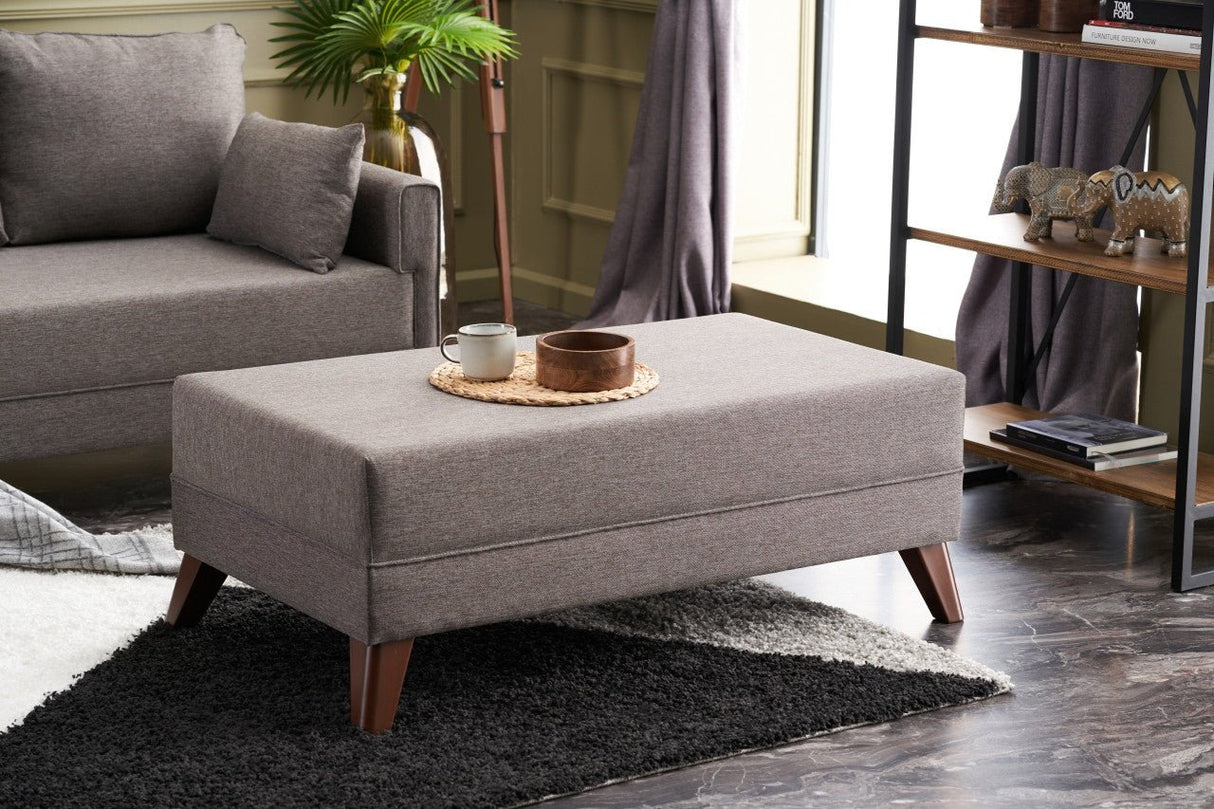 Ecksofa mit Schlaffunktion Links Bella Brown