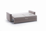 3-Sitzer-Schlafsofa Ece Creme