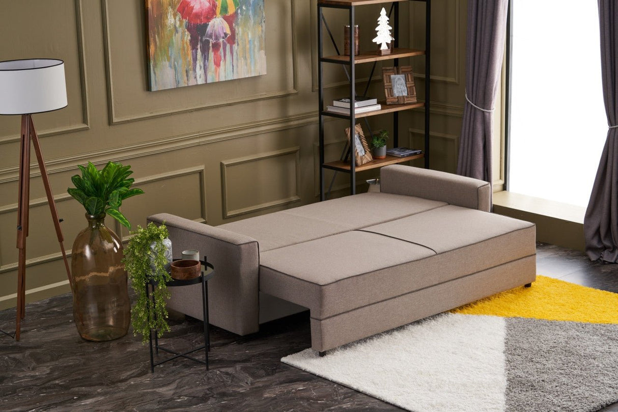 3-Sitzer-Schlafsofa Ece Creme