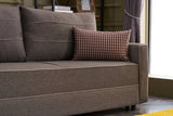 3-Sitzer-Schlafsofa Ece Brown