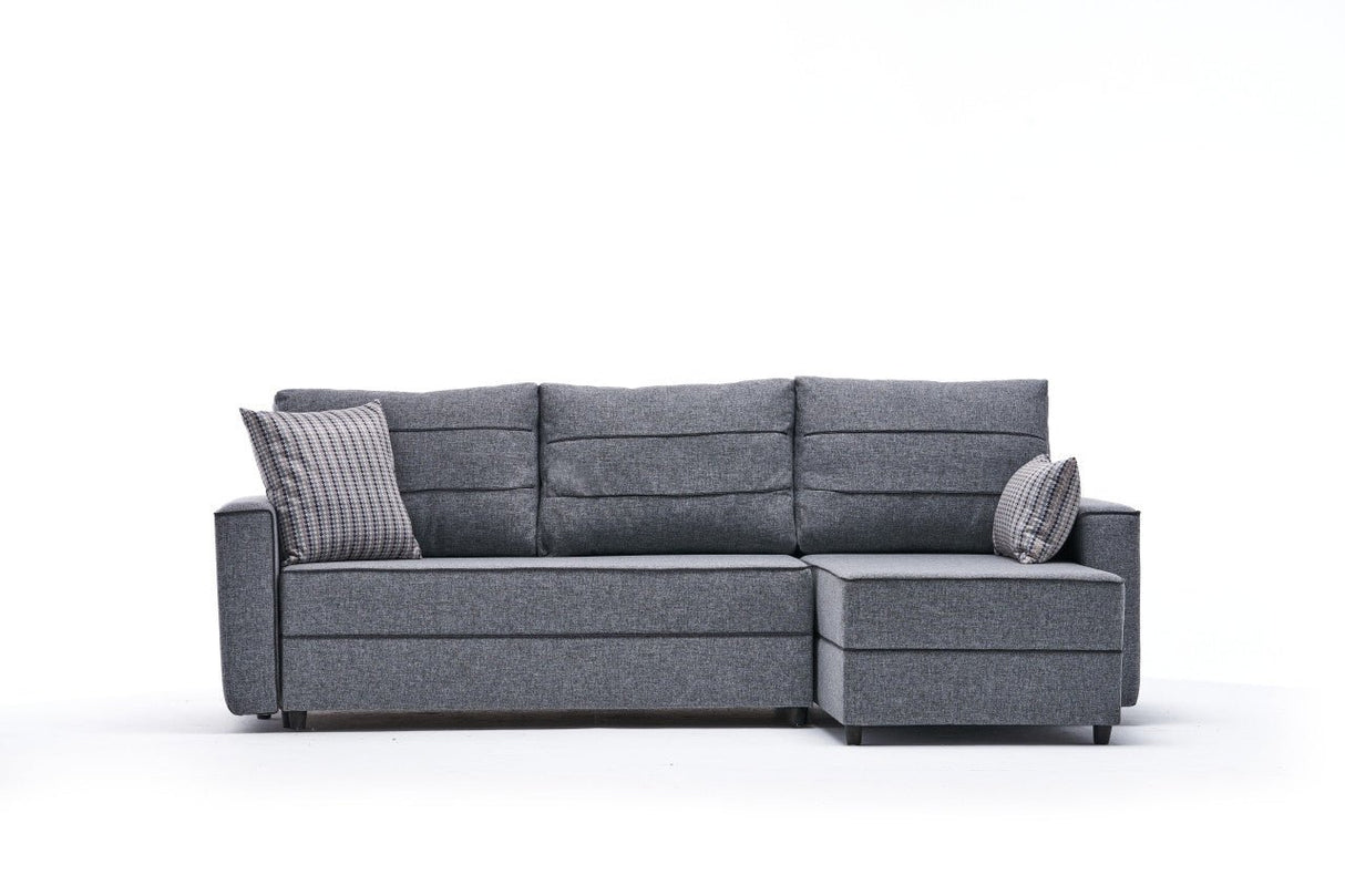 Ecksofa mit Schlaffunktion Rechts Ece Grey