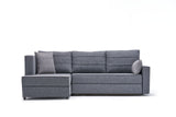 Ecksofa mit Schlaffunktion Links Ece Grey