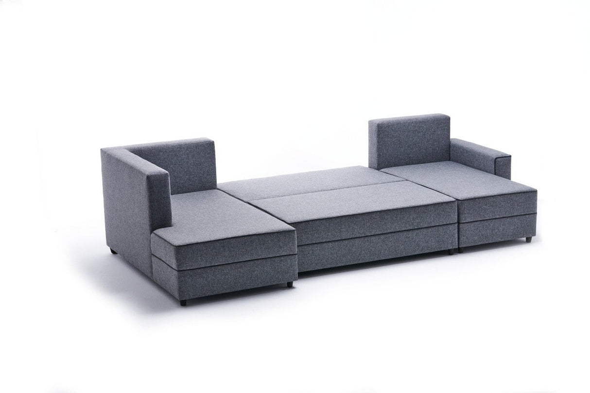 Ecksofa mit Schlaffunktion Ece Grey