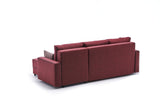 Ecksofa mit Schlaffunktion rechts Ece Claret Red