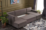 Ecksofa mit Schlaffunktion Ece Brown