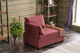 Sessel Left Fly Claret Red