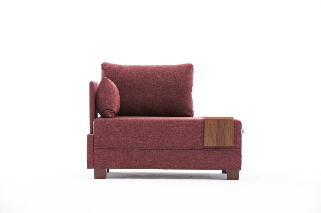 Sessel Left Fly Claret Red