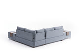 Ecksofa mit Schlaffunktion Right Fly Blue