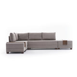 Ecksofa mit Schlaffunktion Left Fly Cream