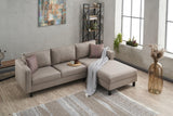 Ecksofa Rechts Bare Cream