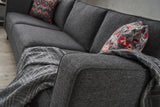 3-Sitzer-Sofa, blankes Anthrazit