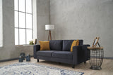 2-Sitzer-Sofa, blankes Anthrazit