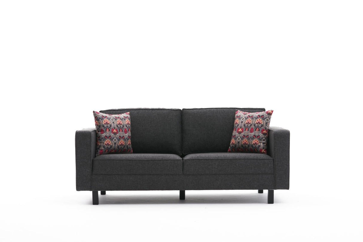 2-Sitzer-Sofa, blankes Anthrazit