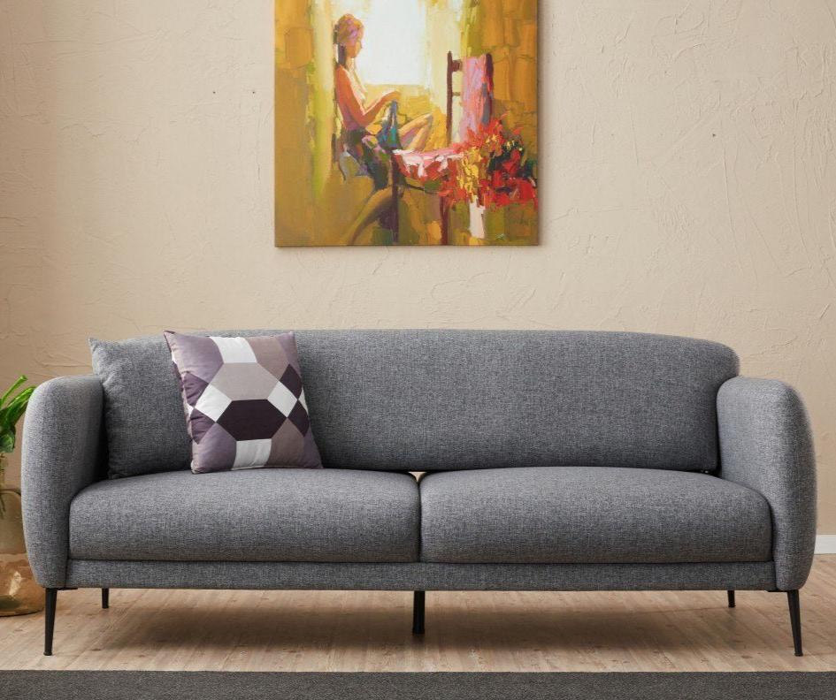 3-Sitzer-Schlafsofa Venus Grey