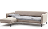 Ecksofa links mit Schlaffunktion Venus Cream