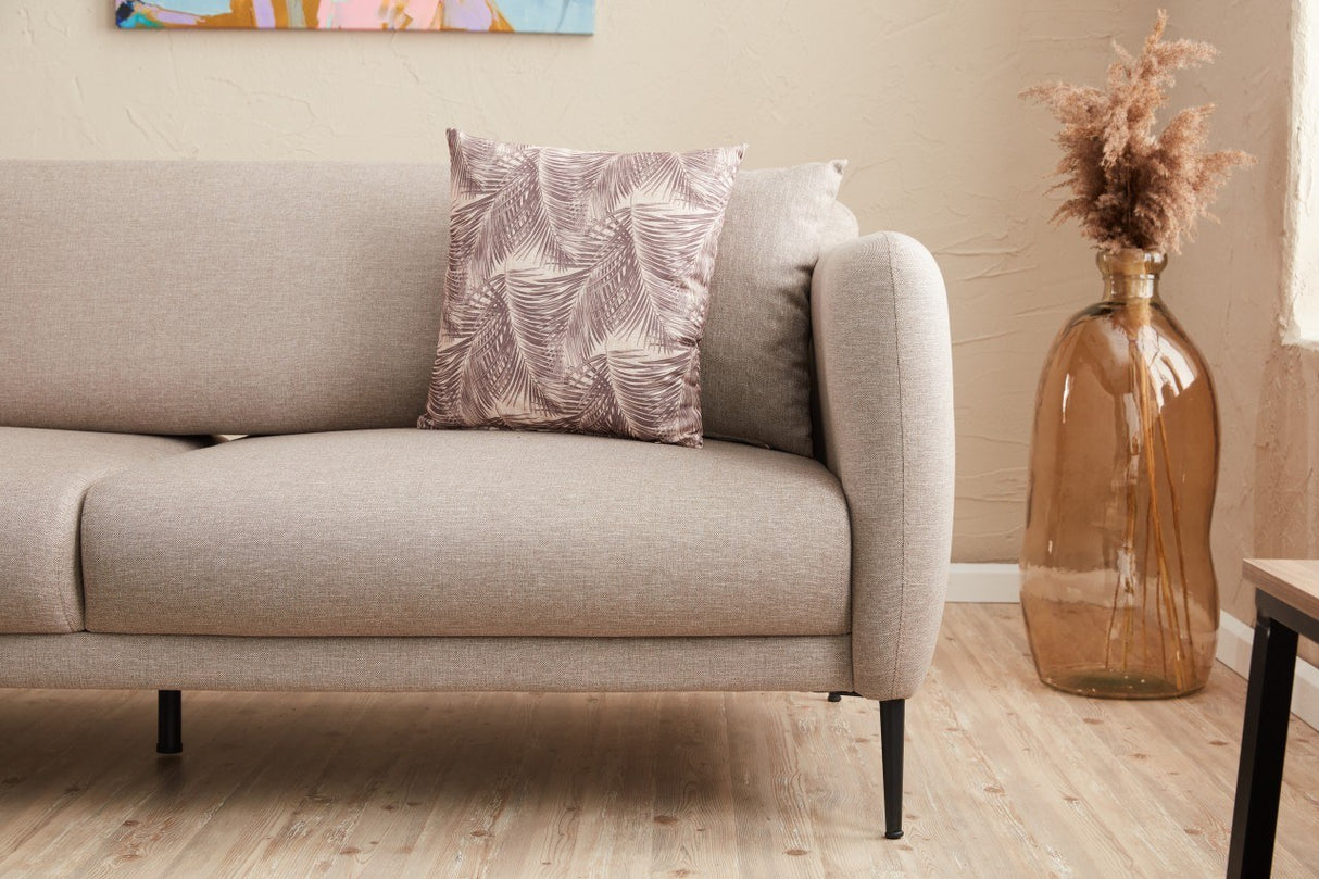 Ecksofa links mit Schlaffunktion Venus Cream