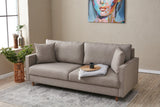 3-Sitzer-Sofa Eva Creme