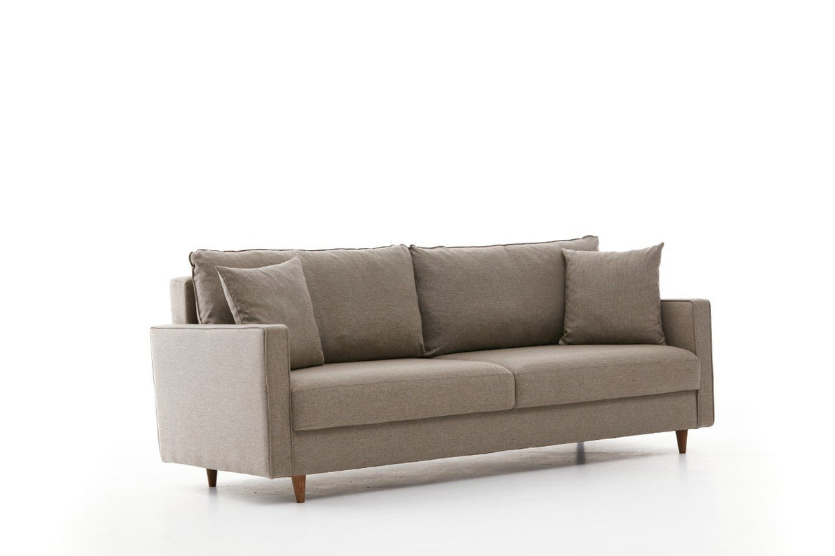 3-Sitzer-Sofa Eva Creme