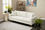 3-Sitzer-Sofa Berlin Creme Gold