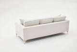 3-Sitzer-Sofa Berlin Creme Gold