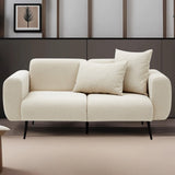 2-Sitzer-Sofa, seitlich, Creme