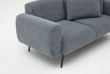 2-Sitzer-Sofa seitlich Anthrazit