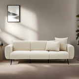 3-Sitzer-Sofa, seitlich, Creme