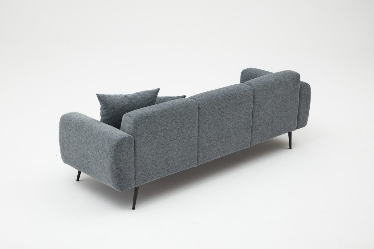 3-Sitzer-Sofa seitlich Anthrazit