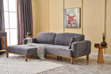 Ecksofa links Rens Grey