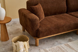 3-Sitzer-Sofa Rens Brown Kupferfarben