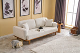 3-Sitzer-Sofa Rens Creme