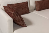 Ecksofa mit Schlaffunktion Links Matris Beige