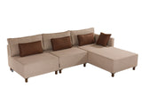 Ecksofa mit Schlaffunktion Rechts Matris Brown