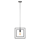 Industrielle Hanglampe Kody Square Metall