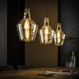 Industrielle Hanglampe Dace 3-Lichtbber