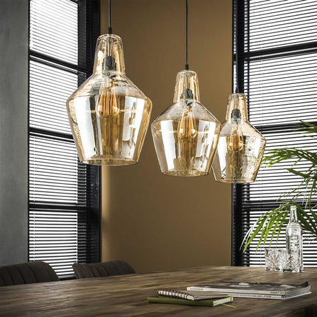 Industrielle Hanglampe Dace 3-Lichtbber