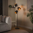 Stehlampen - Stehlampe 3 - hellbraun Metall Karte - Dimehouse