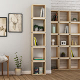 Bücherregal Multi Oak White Melamin 32x167x22 cm