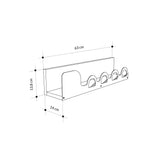 Garderobe Metall Liara - 63 cm 