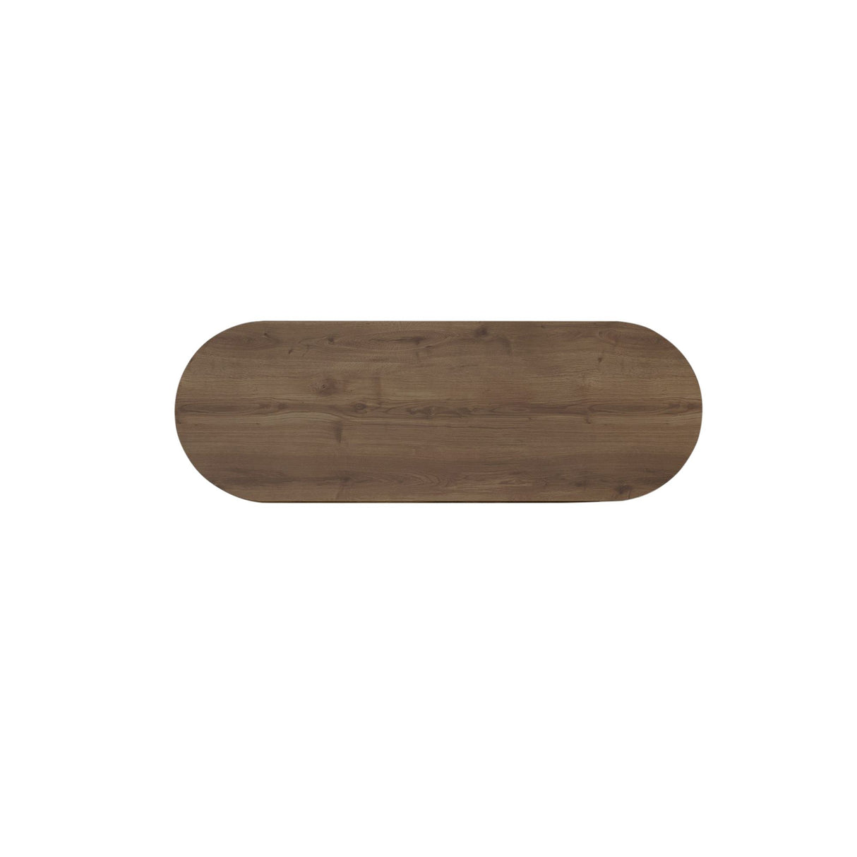 Wandgarderobe Oval 6-Haken - Hitit - 84x29 cm - Mit Fach 