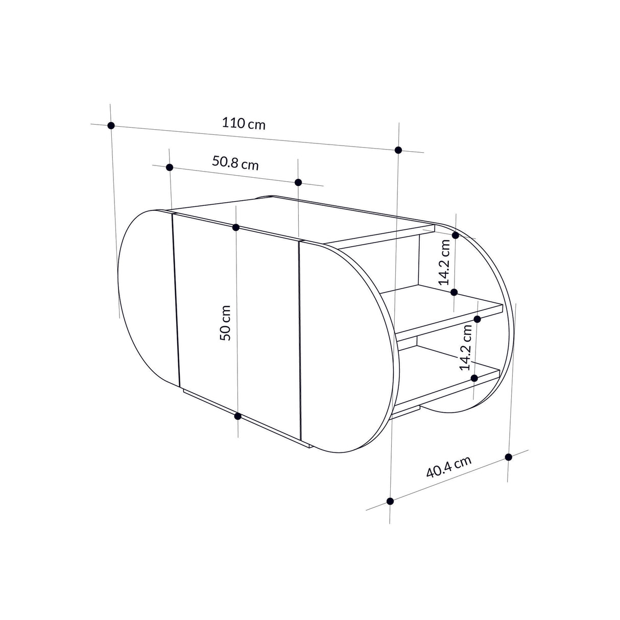 Schuhschrank Pozy Schuhbank weißes Melamin 110x50x40,4 cm