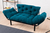 2-Sitzer-Schlafsofa Nitta Petrol Blue