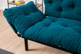 2-Sitzer-Schlafsofa Nitta Petrol Blue