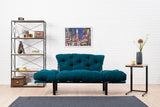 2-Sitzer-Schlafsofa Nitta Petrol Blue